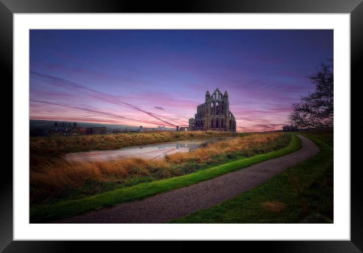 Whitby Abbey Framed Mounted Print by Jason Green