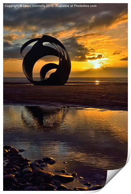 Marys Shell, Cleveleys Print by Jason Connolly