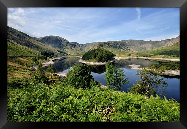 Haweswater Reflections Framed Print by Gary Kenyon