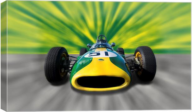 Lotus F1 Canvas Print by Nigel Bangert