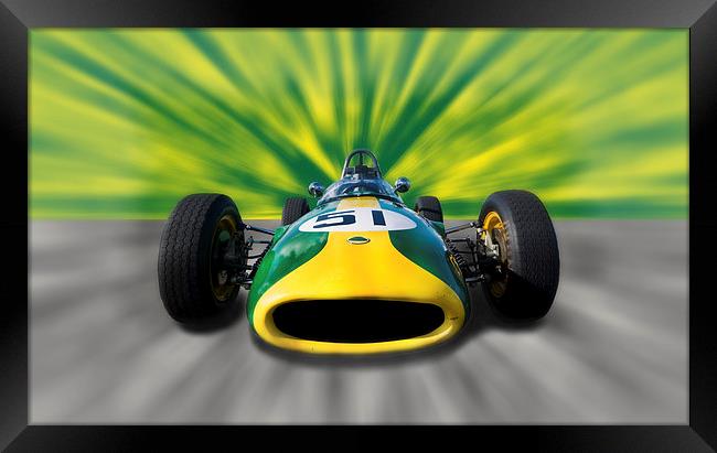 Lotus F1 Framed Print by Nigel Bangert