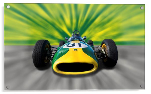Lotus F1 Acrylic by Nigel Bangert
