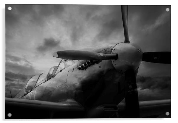 Grace Spitfire ML407 Acrylic by Nigel Bangert