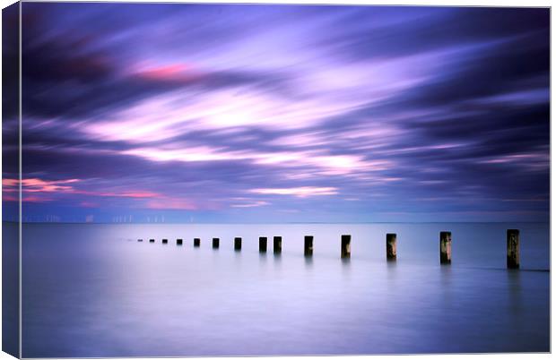 Seascape in Amethyst Canvas Print by Andrew Squires