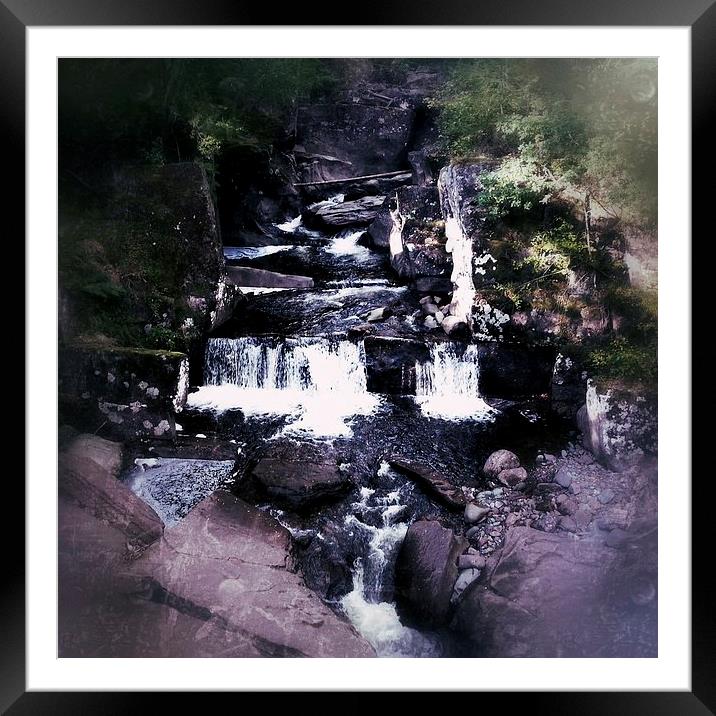 Bracklinn Falls, Callander, Scotland Framed Mounted Print by Lee Osborne