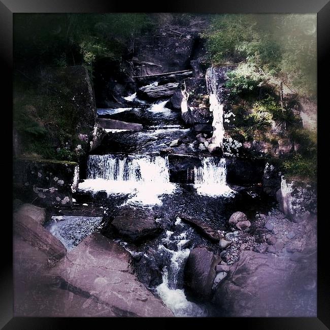 Bracklinn Falls, Callander, Scotland Framed Print by Lee Osborne