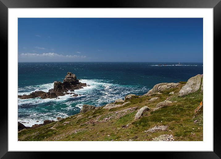 Coast at Lands End Framed Mounted Print by Thomas Schaeffer