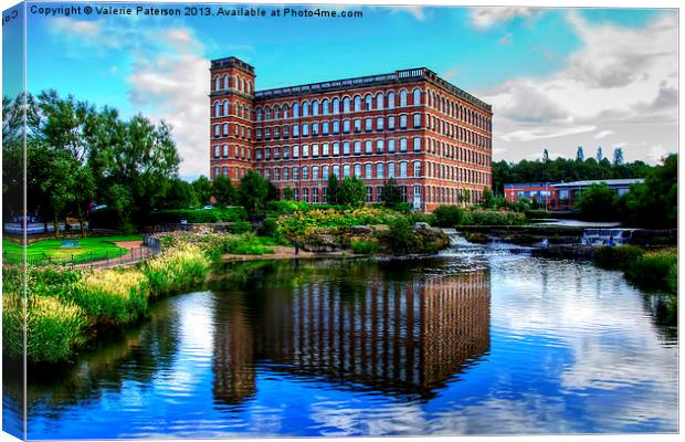 The Mill Paisley Canvas Print by Valerie Paterson