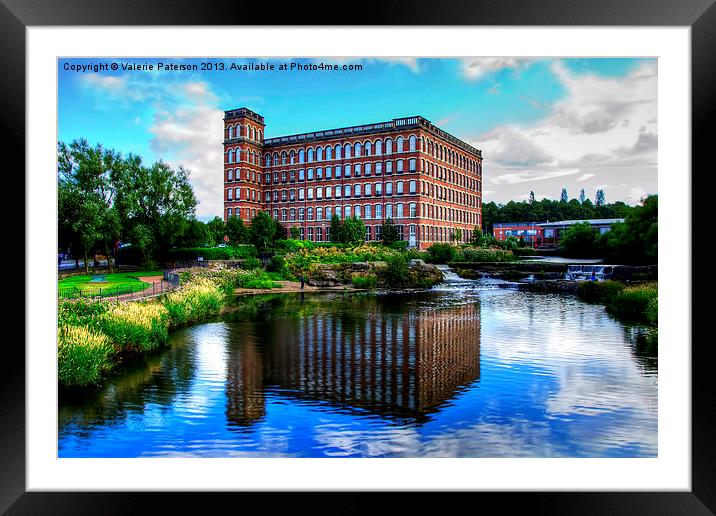 The Mill Paisley Framed Mounted Print by Valerie Paterson