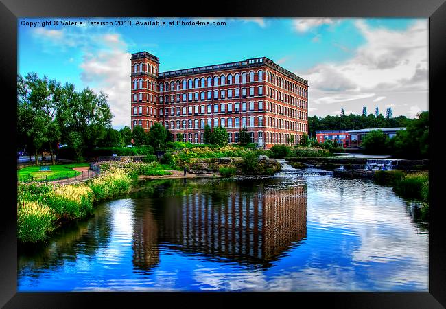 The Mill Paisley Framed Print by Valerie Paterson