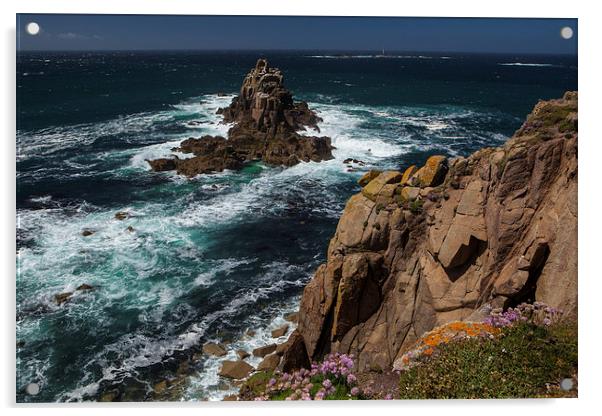 Coast at Lands End Acrylic by Thomas Schaeffer