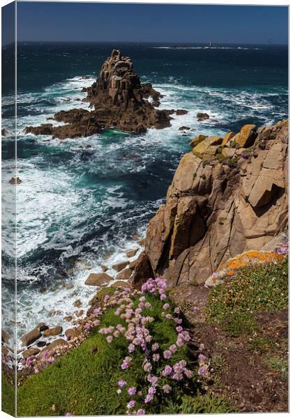 Coast at Lands End Canvas Print by Thomas Schaeffer