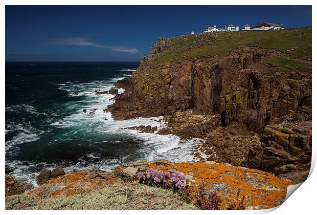 Coast at Lands End Print by Thomas Schaeffer