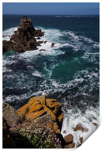 Coast at Lands End Print by Thomas Schaeffer