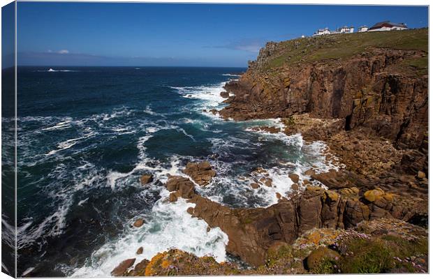 Coast at Lands End Canvas Print by Thomas Schaeffer