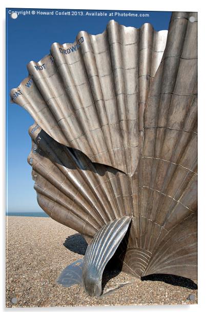 Aldeburgh shell sculpture Acrylic by Howard Corlett