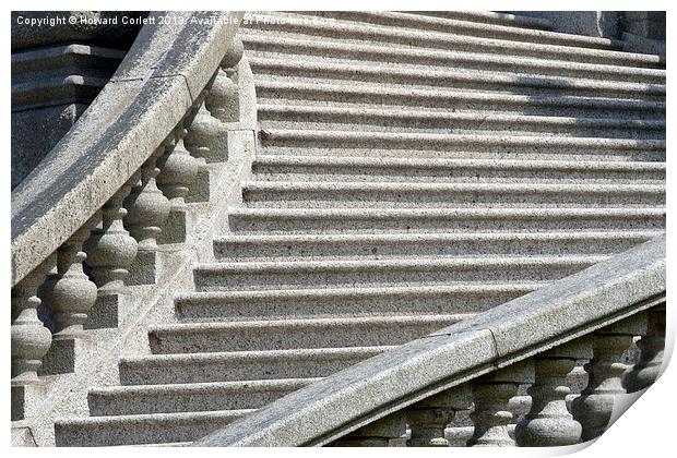 Steps Print by Howard Corlett