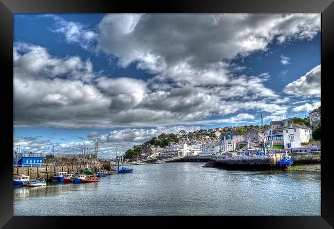 Brixham Framed Print by Allan Briggs