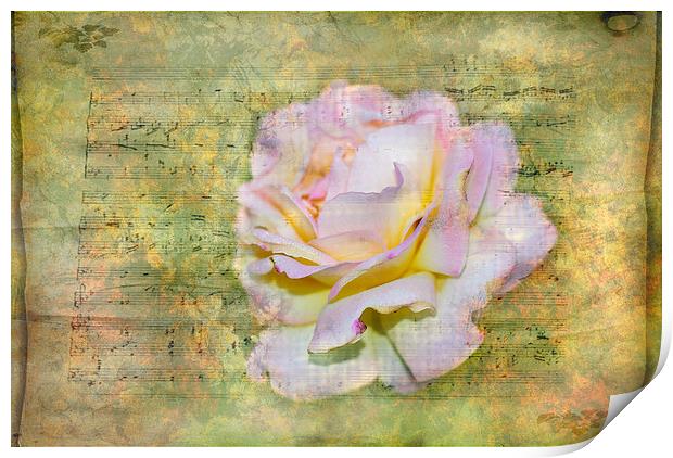 Rhythm of Love Print by Judy Hall-Folde