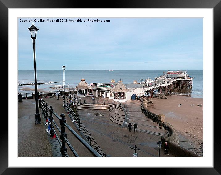 Cromer Pier Framed Mounted Print by Lilian Marshall