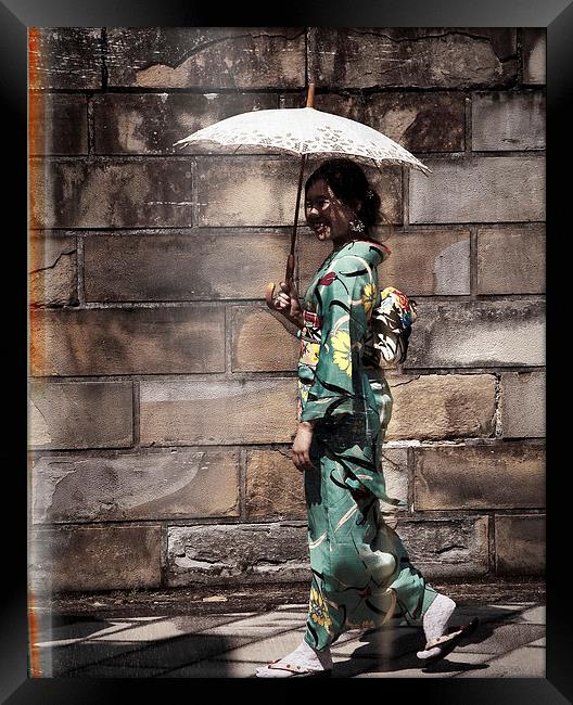 Kimono Framed Print by david harding