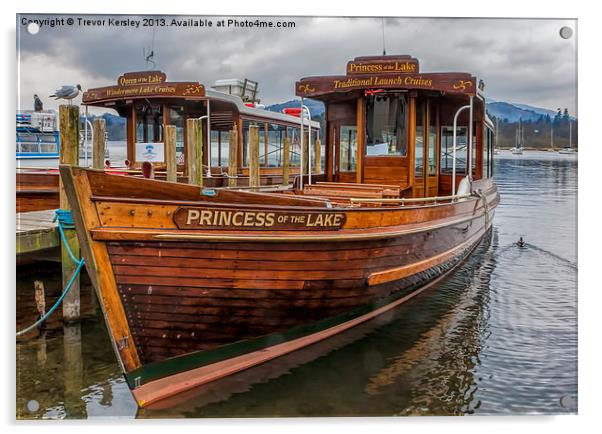 Princess of the Lake Acrylic by Trevor Kersley RIP