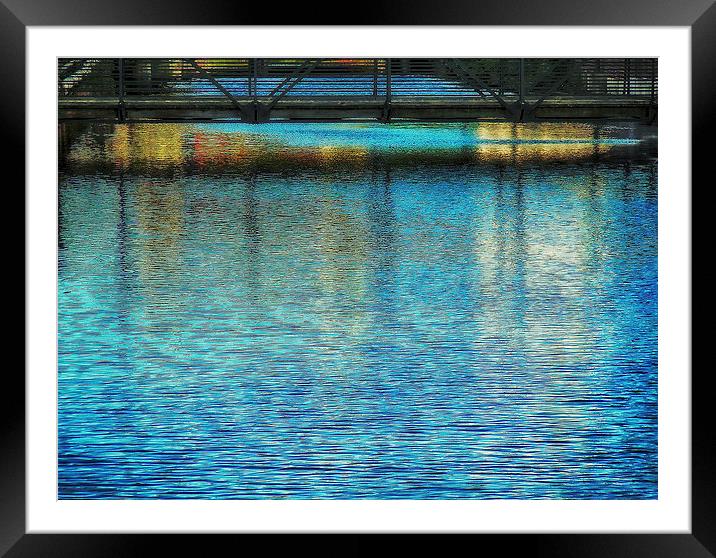 Pawtucket Canal Framed Mounted Print by Mary Lane
