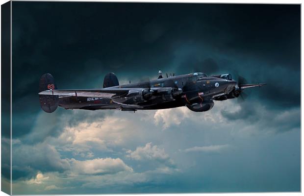 Avro Shackleton "Ermintrude" Canvas Print by J Biggadike