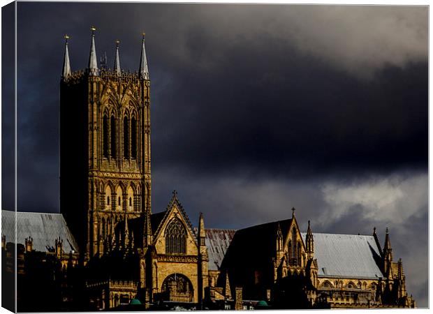 Lincoln Cathedral Canvas Print by Keith Campbell