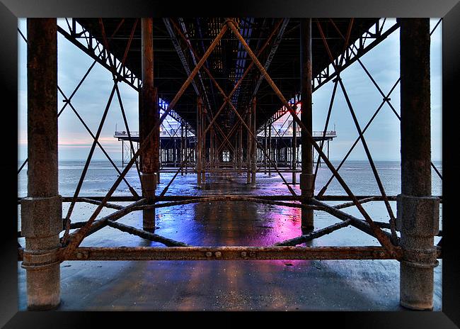 Weston super mare pier Framed Print by Neil Pickin