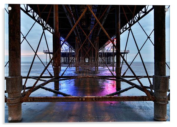 Weston super mare pier Acrylic by Neil Pickin