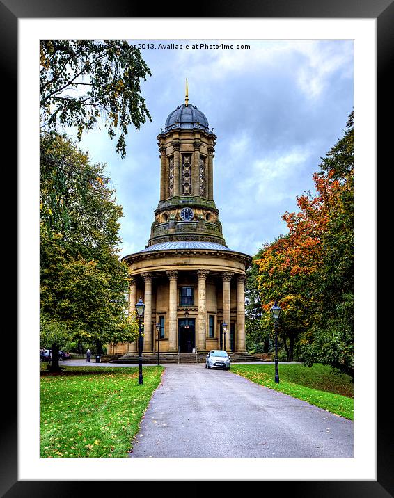 United Reformed Church Saltaire Framed Mounted Print by Sandra Pledger