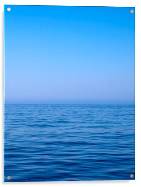 Calm Sea Acrylic by Victor Burnside