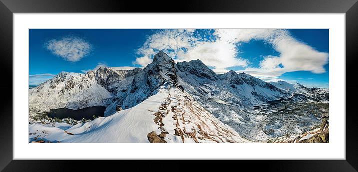 First snow in the Tatras Framed Mounted Print by Robert Parma