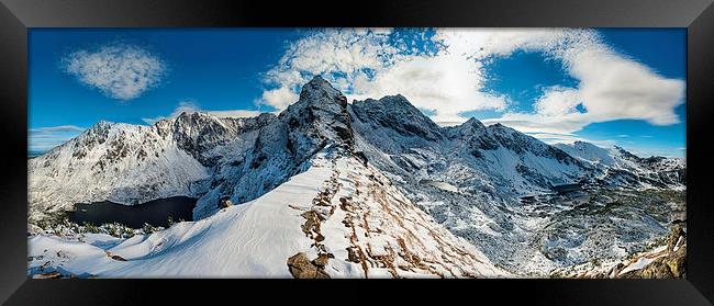 First snow in the Tatras Framed Print by Robert Parma