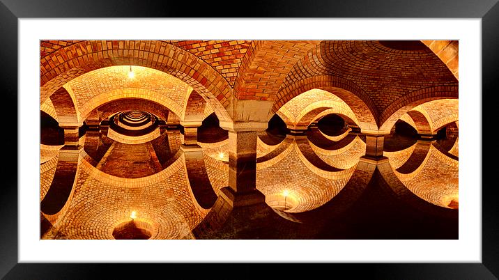 Water filter cellar Framed Mounted Print by Robert Parma