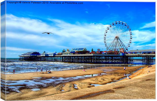 Blackpool Canvas Print by Valerie Paterson