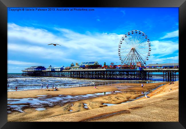 Blackpool Framed Print by Valerie Paterson