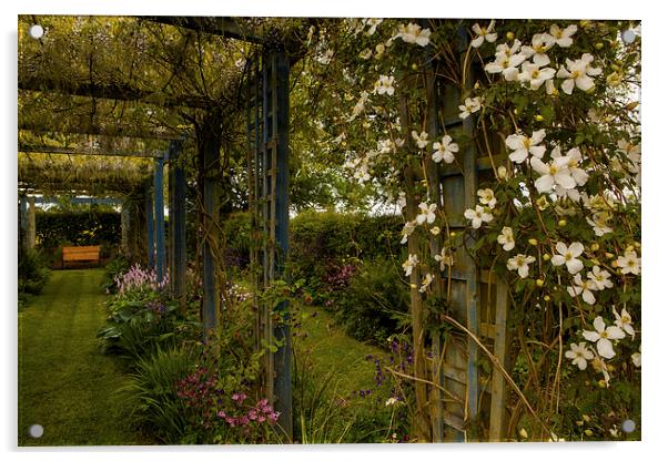 Norwood Garden Acrylic by Thomas Schaeffer