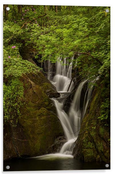 Dyfi Furnace waterfall Acrylic by Thomas Schaeffer