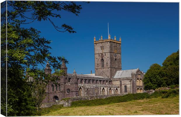 St.Davids Cathedral Canvas Print by Thomas Schaeffer