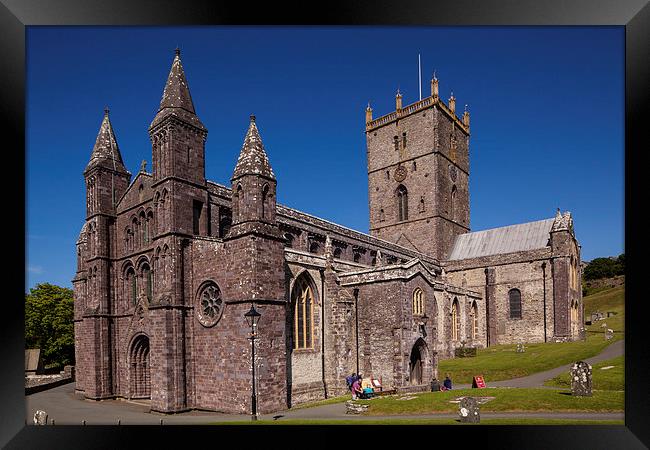 St.Davids Cathedral Framed Print by Thomas Schaeffer