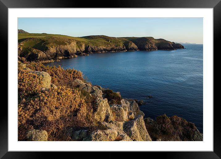 Sunset at Strumble Head Lighthouse Framed Mounted Print by Thomas Schaeffer