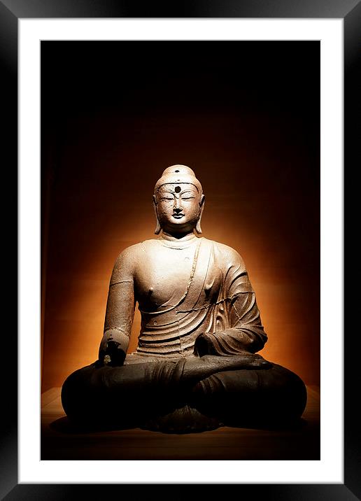 Korea Buddha Framed Mounted Print by david harding