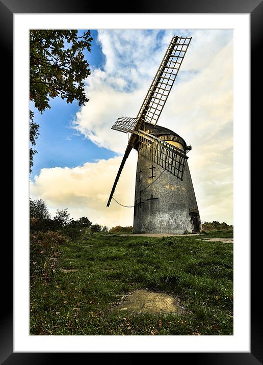Mill On The Hill Framed Mounted Print by Jed Pearson