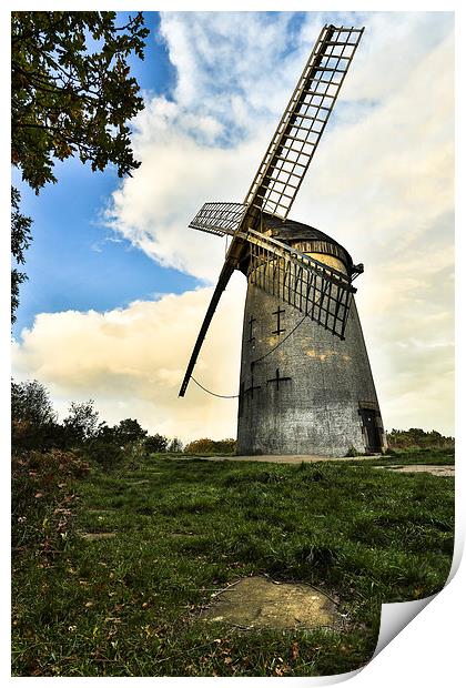 Mill On The Hill Print by Jed Pearson