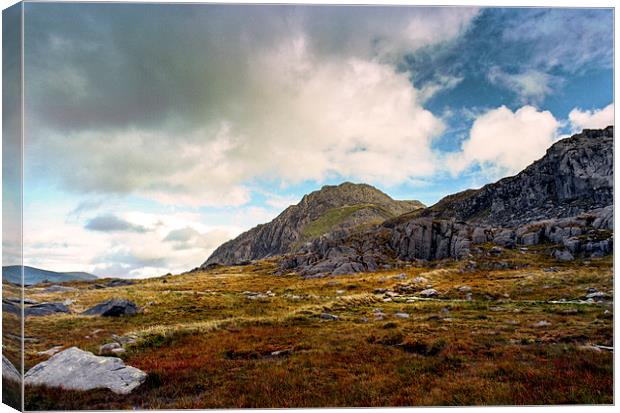 Tryfan Canvas Print by carl barbour canvas