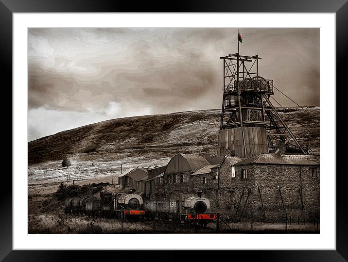 BIG PIT #2 Framed Mounted Print by Anthony R Dudley (LRPS)