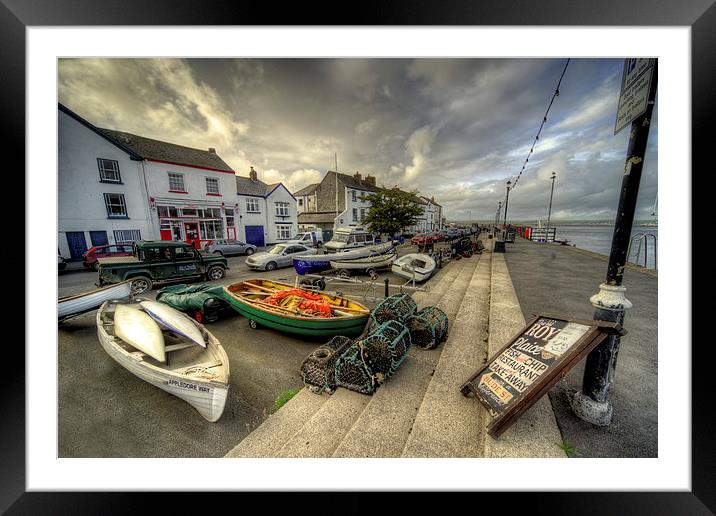 Appledore Quay Framed Mounted Print by Rob Hawkins