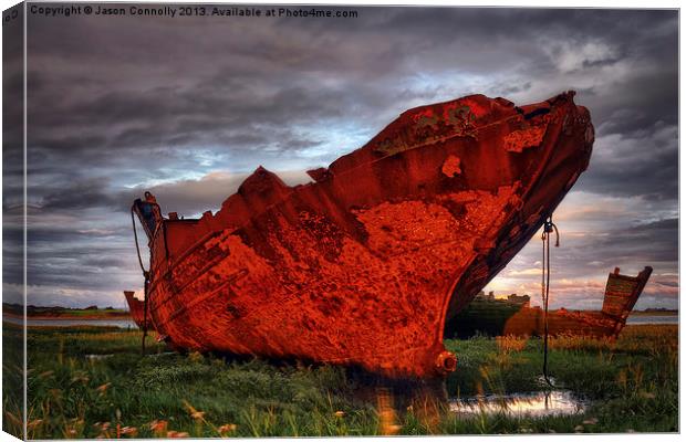 The Rusting Hulk Canvas Print by Jason Connolly